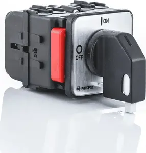 PCE ML016.3-TB/RG2 Cam Switch 0-1 3-Pole 16A IP55 Flush-Mounted