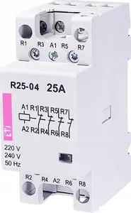 Модульный контактор Eti-Polam R 25-04 25А 230В 4НЗ