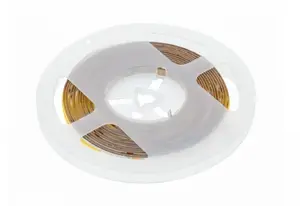 GTV COB LED Strip 12V, 320 LEDs/m, 8W/m, Warm White, 5m