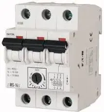 Автоматический выключатель защиты двигателя Eaton Z-MS-0,40/3, 3 полюса, 0,09 кВт, 0,25-0,4 А