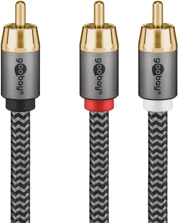 Goobay 65302 2x RCA Audio Cable 5m Photo 3