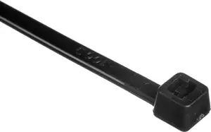 ELEKTROPLAST kabeļu savilcējs 3.5mm x 140mm, noturīgs pret UV starojumu, melns, 100 gabali