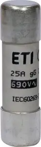 Цилиндрическая плавкая вставка Eti-Polam CH14x51, gG, 25A, 690V