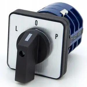Кулачковый переключатель Schneider Electric LW16 L-0-P 3P T, 16А, 3-фазный, для установки на панель