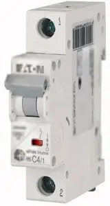 Автоматический выключатель EATON HN-C4/1, 1-полюсный, характеристика C, 4А, 6кА