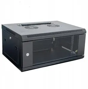 SecurityNET 19 collu sienas RACK skapis 4U 600x450 mm, samontēts