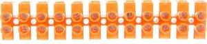GTV LZ-25 12-polu spaiļu bloks 2.5mm2 3A oranžs