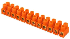 Düwi 34577 12-Pole Terminal Strip 2.5mm2 Orange