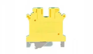 Ergom ZJU-2,5/PE 1-pole DIN rail terminal block, 2.5mm2, yellow-green