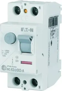 Дифференциальный выключатель Eaton xPole Home HNC-63/2/003-A 2P 63A 30мА тип A