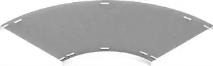 Baks PKKPJ100 90 grādu līkuma vāks 100mm kabeļu kanālam, 1,0mm