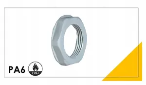 Mentor Polyamide Locknut M16x1.5 Grey