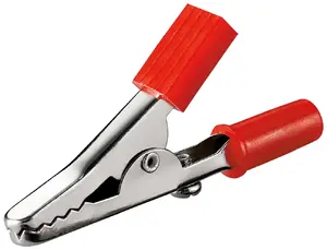 Goobay Alligator Clip 45 mm, 50 V DC, Red