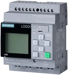 Siemens LOGO! 230RCE Logic Module, 8 Digital Inputs, 4 Relay Outputs, 400 Function Blocks