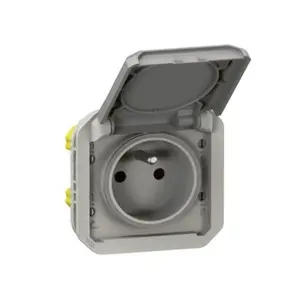 Legrand 069551L Plexo 55 Socket-Outlet 2P+E 16A 250V Grey