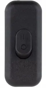 Düwi KLIK 1-pole inline rocker switch for cable, 2.5A 250V, black