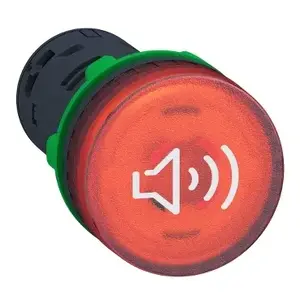 Светосигнальный зуммер Schneider Electric XB5KS2B4 24В AC/DC красный