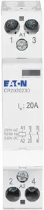 EATON CR2020230 Installation Contactor, 20A, 230V AC/DC, 2NO