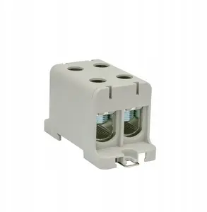 Распределительный блок ELEKTROPLAST WLZ35/2x95/s 1-полюсный для AL/CU 16-95мм2, серый, монтаж на DIN-рейку и поверхность