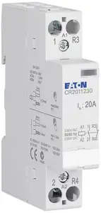 Eaton CR2011230 Installation Contactor, 20A, 230V AC/DC, 1NO+1NC