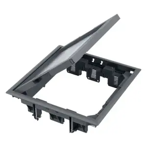 Напольный лючок Kontakt-Simon FB34012/1 для 12 модулей K45 или 6 модулей SIMON500 с крышкой 12 мм