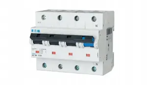 Автоматический выключатель EATON AZ-3N-D20 3P+N 20A кривая D 25кА AC