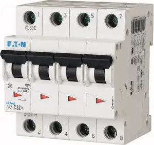 Автоматический выключатель Eaton FAZ C32/3N 3P+N 32A 15kA