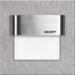 SKOFF TANGO LED kāpņu gaismeklis 230V 0.8W IP20 6000K matēts