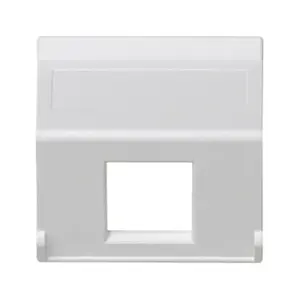 Розетка Kontakt-Simon K080/9 одинарная RJ, белая, IP20
