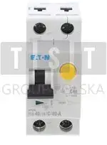 Eaton PFL6-40/1N/C/03-A Residual Current Circuit Breaker with Overcurrent Protection, 1P+N, 40A, 300mA, Type A