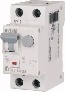 Eaton xPole Home HNB-B16/1N/003-A Residual Current Circuit Breaker with Overcurrent Protection, 2P, 16A, B-Curve, 30mA, Type A