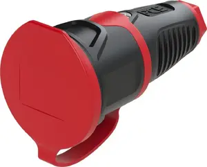 PCE Taurus2 Portable Rubber Socket 16A 2P+E Schuko 230V IP54