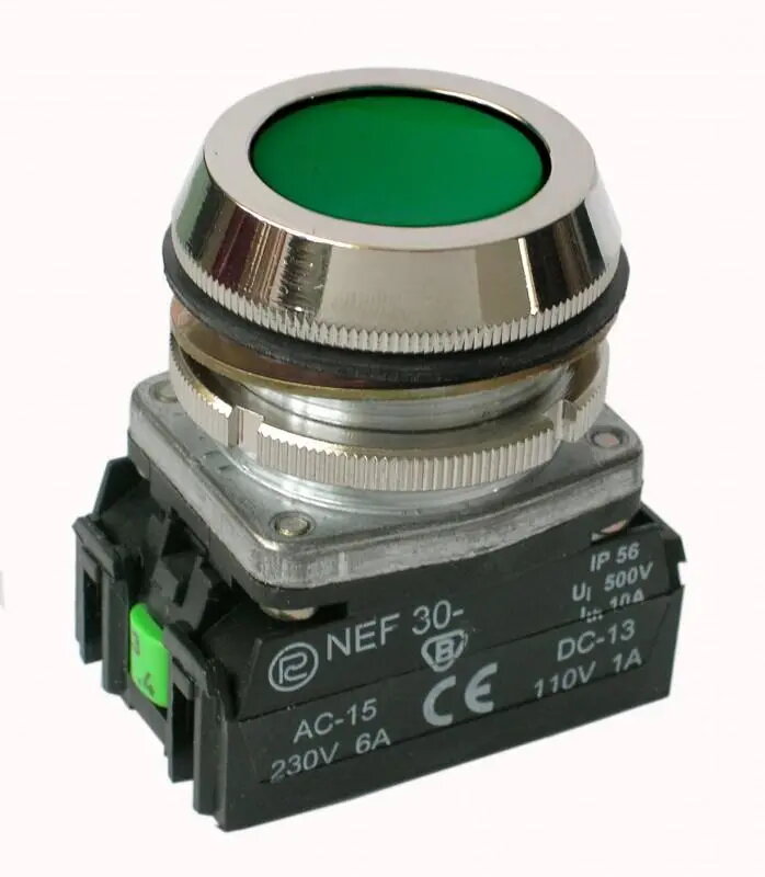 Promet NEF30 avārijas spiedpoga 30 mm