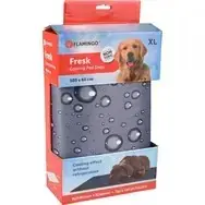 Flamingo Cooling Mat for Pets, Grey Drop Pattern, XL