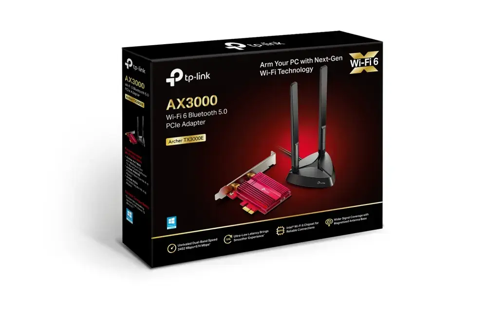 Адаптер TP-Link Archer TX3000E AX3000 Wi-Fi 6 Bluetooth 5.0 PCIe Photo 3