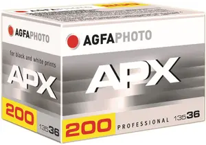 AgfaPhoto APX Pan 200 Black and White Negative Film 35mm 36 Exposures