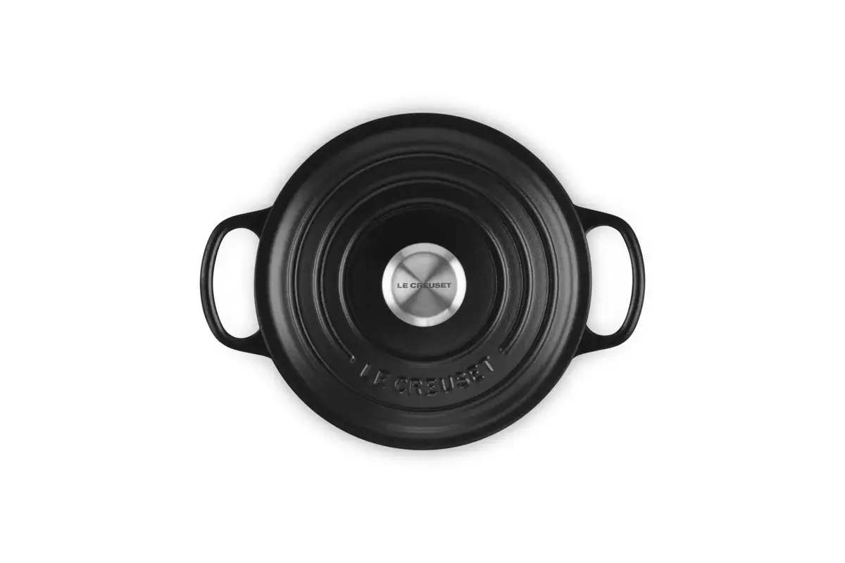 Круглая кастрюля Le Creuset Signature 1.8 л черная Photo 4