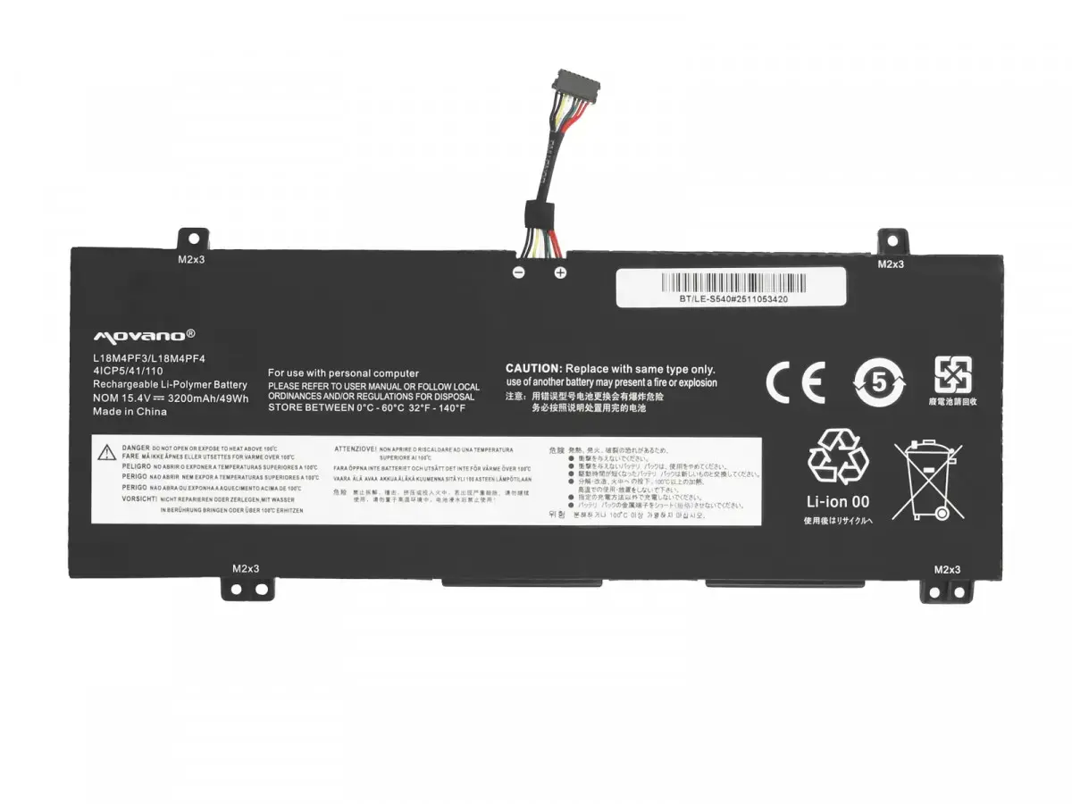 Movano akumulators Lenovo IdeaPad S540 Photo 5