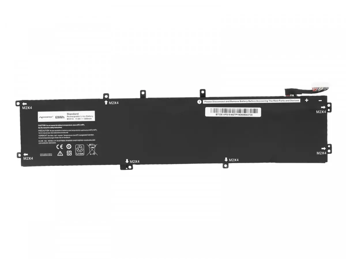 Аккумулятор Movano 6GTPY для Dell XPS 15 9550 Photo 5