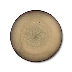 NAVA Skylar Dinner Plate 27 cm, Brown Ceramic