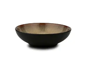 NAVA Skylar Soup Plate 20cm, Brown Ceramic