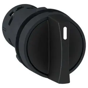 Schneider Electric XB7ND25 2-Position Selector Switch, Black, 22mm, 1NO+1NC