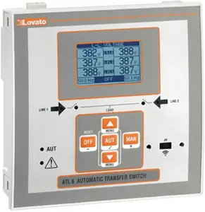 Lovato Electric ATL600 Automatic Transfer Switch Controller 100-240V AC