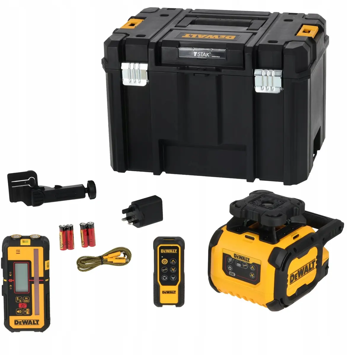 DeWalt DCLE15211R rotācijas lāzernivelieris, sarkans stars