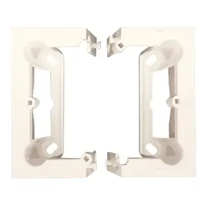 Kontakt-Simon CSC/41 Single Surface-Mounted Outlet Box, White