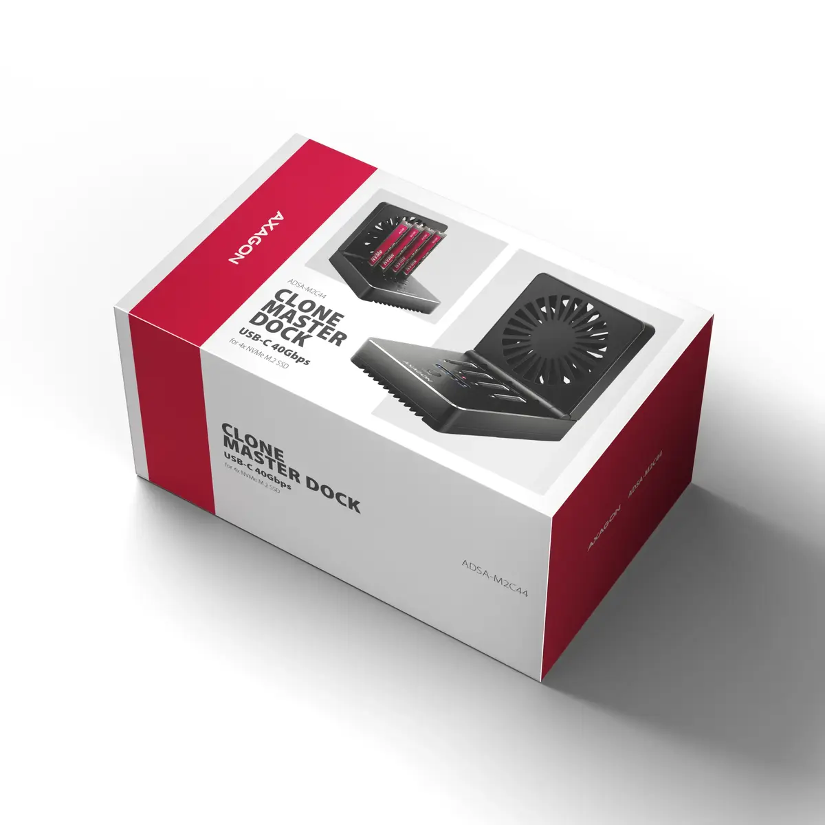 Док-станция Axagon ADSA-M2C44 USB4 для 4x M.2 NVMe SSD Photo 15