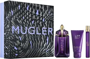 Mugler Alien Eau de Parfum 60ml Refillable Set with 10ml Miniature and 50ml Body Lotion