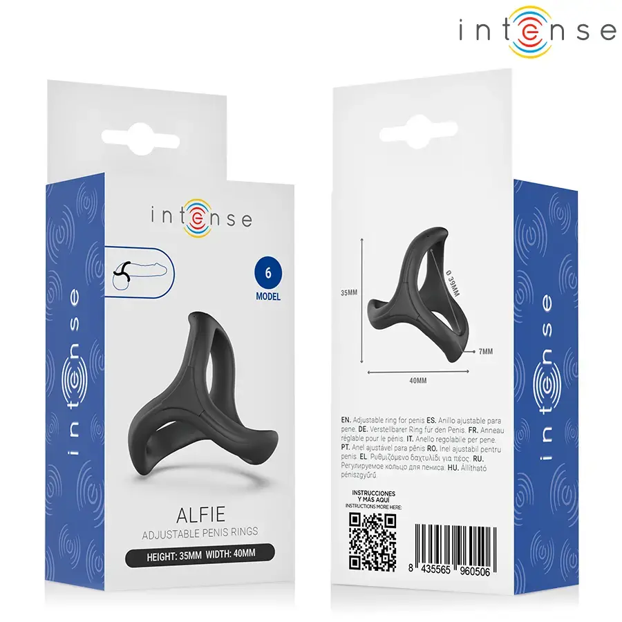 Тройное кольцо для пениса INTENSE Alfie Model 6 Photo 5