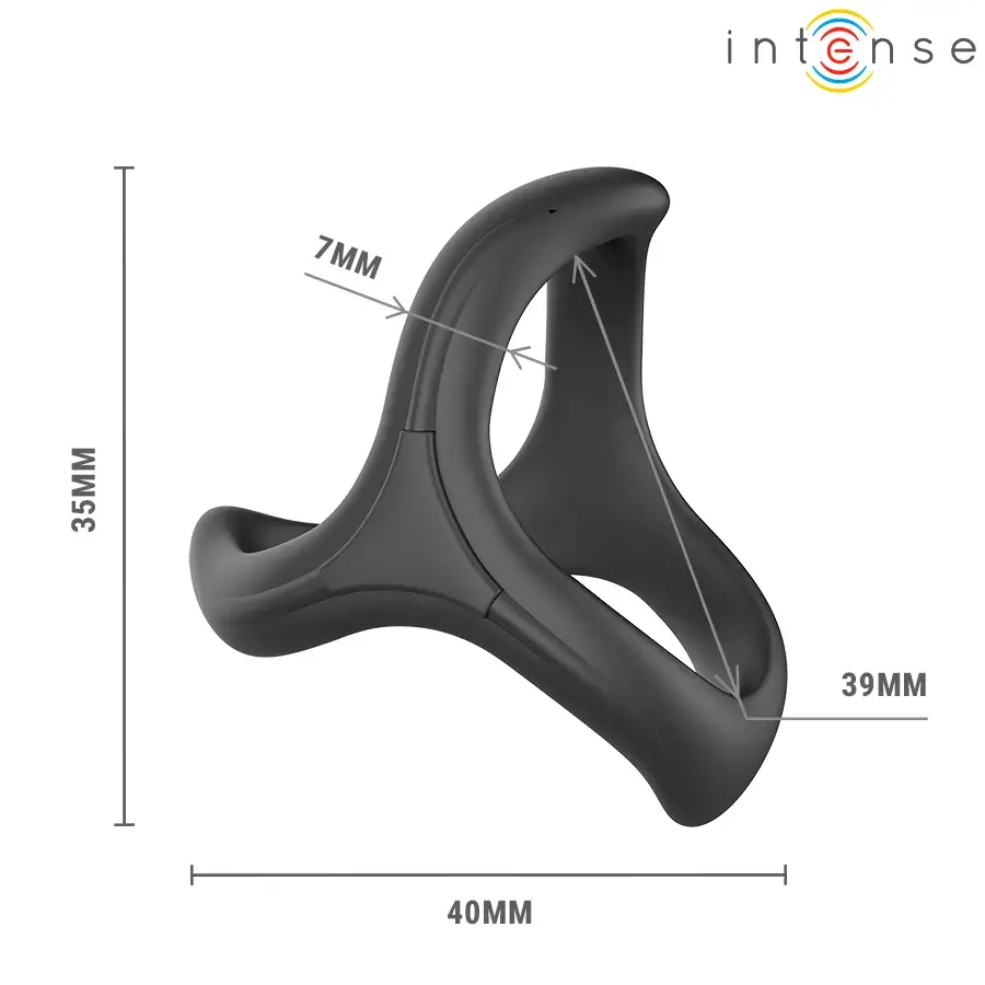 Тройное кольцо для пениса INTENSE Alfie Model 6 Photo 6