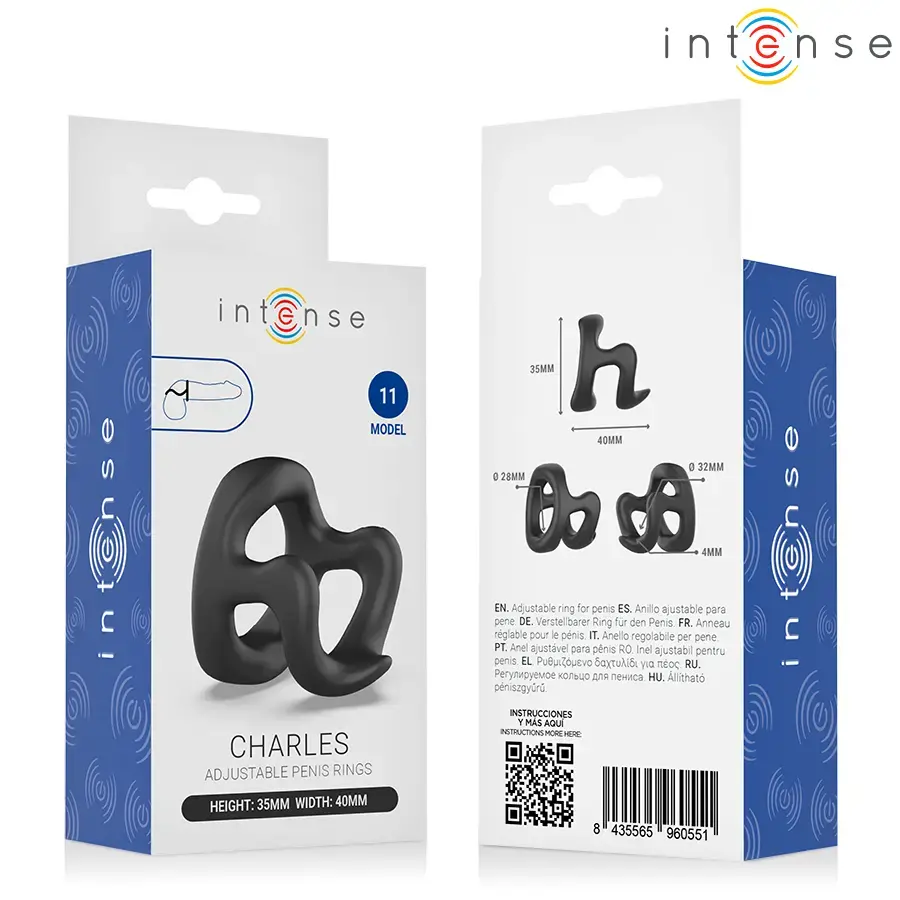 Регулируемое кольцо для пениса INTENSE Charles Model 11 Photo 6